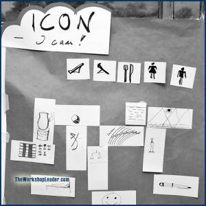 Icon: It takes quite some energy and focus to reduce your personality to one single image. 